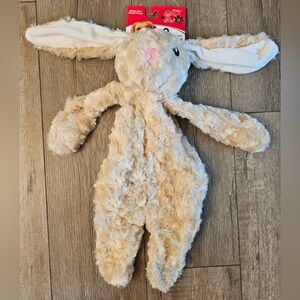 PETLOU 19” Colossal Plush Tan Bunny Crinkle Pet Toy NWT